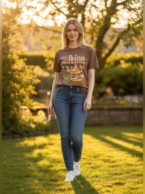 Beatles TShirt Junk Food Size M